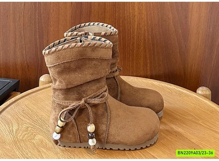 BOOT DA LỘN MIX DÂY BUỘC HẠT