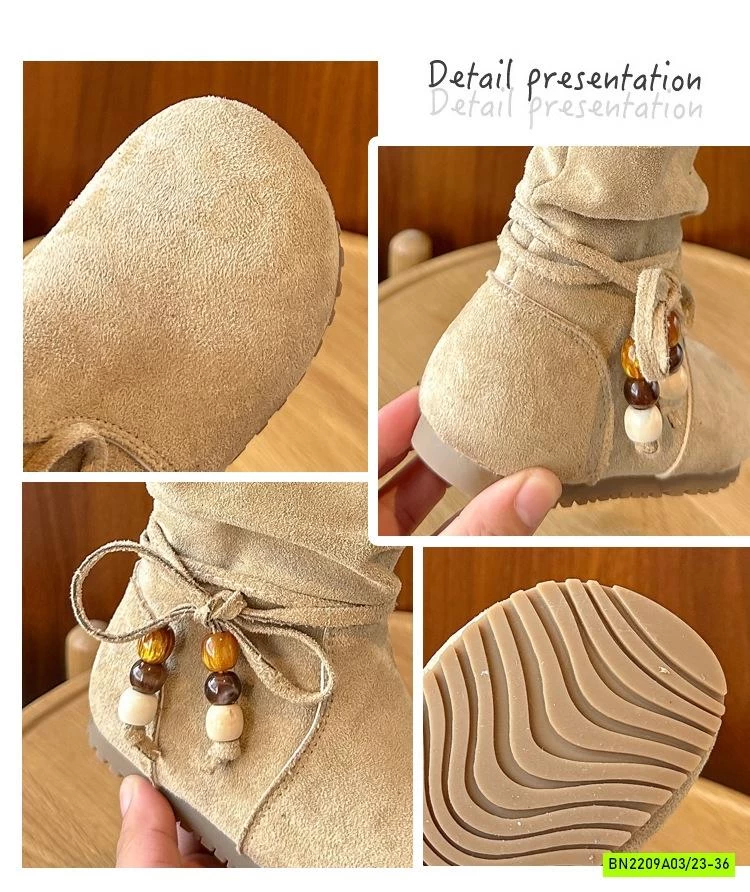 BOOT DA LỘN MIX DÂY BUỘC HẠT