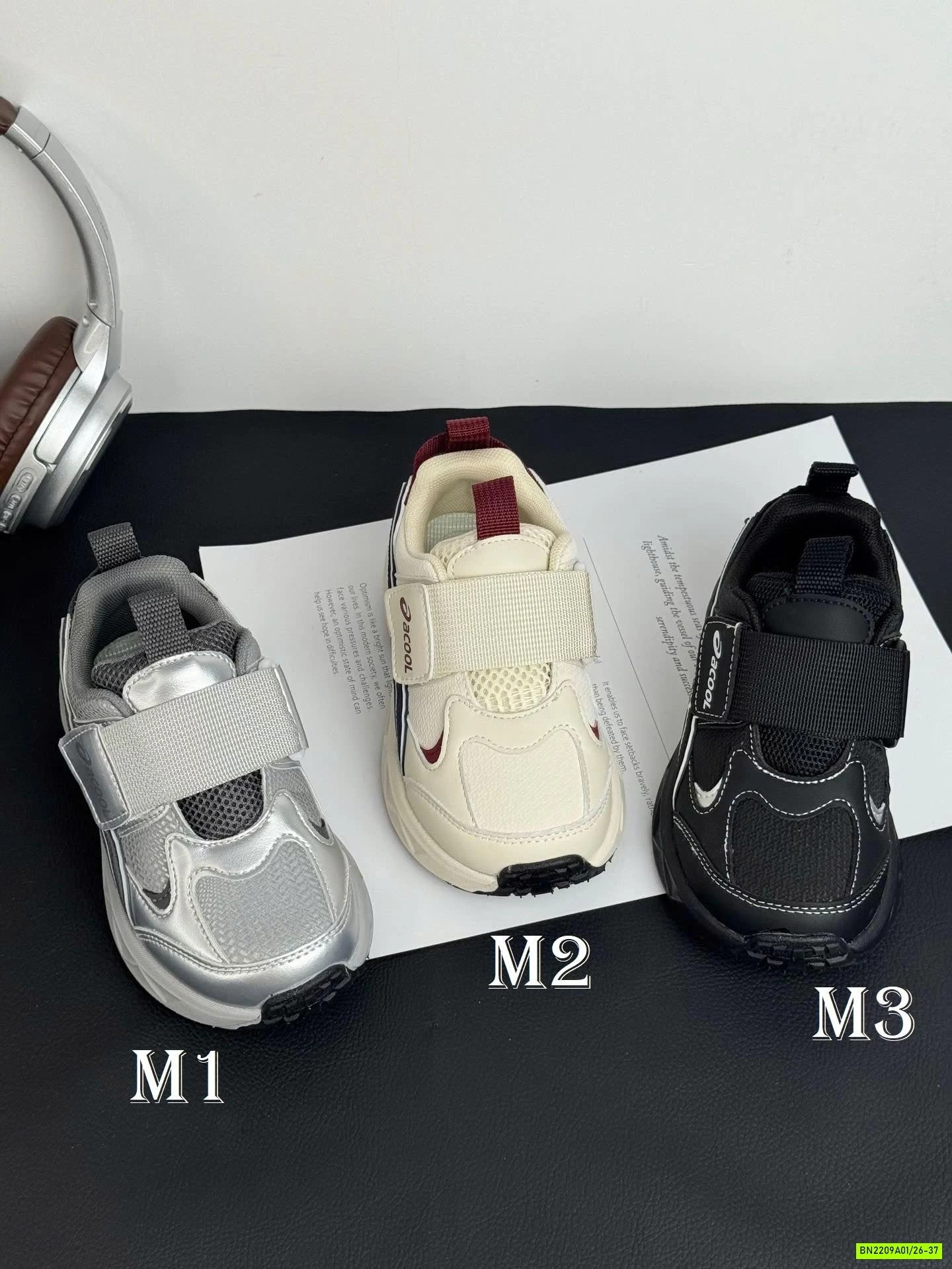 GIÀY QUAI DÁN CAO CẤP CHO BÉ