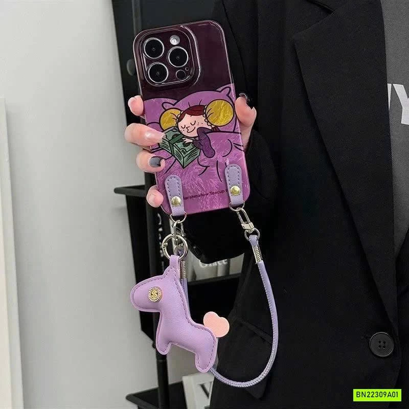 ỐP ĐIỆN THOẠI KÈM DÂY ĐEO MÓC NGỰA