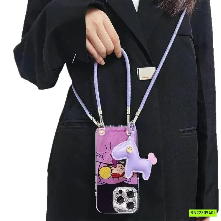 ỐP ĐIỆN THOẠI KÈM DÂY ĐEO MÓC NGỰA