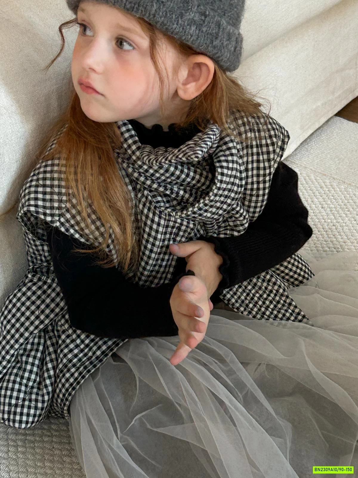 KHOÁC GILE CARO TRẦN BÔNG