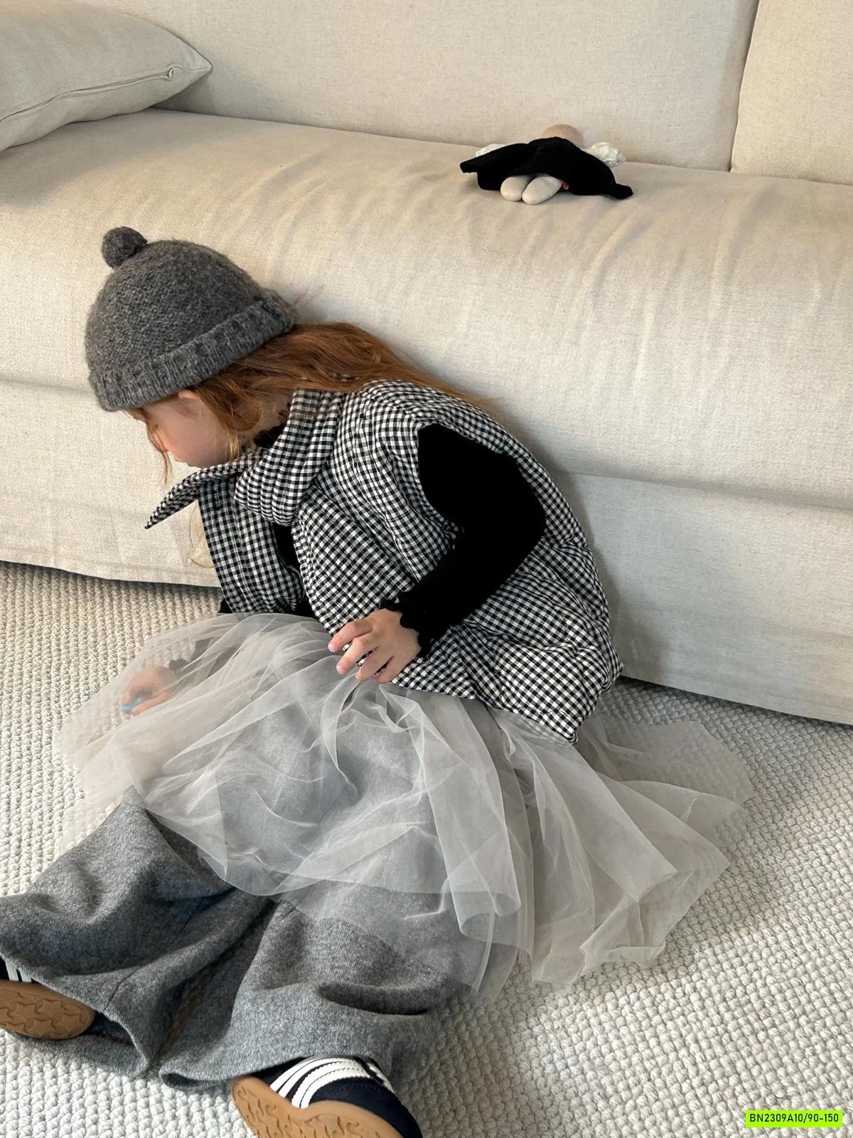 KHOÁC GILE CARO TRẦN BÔNG