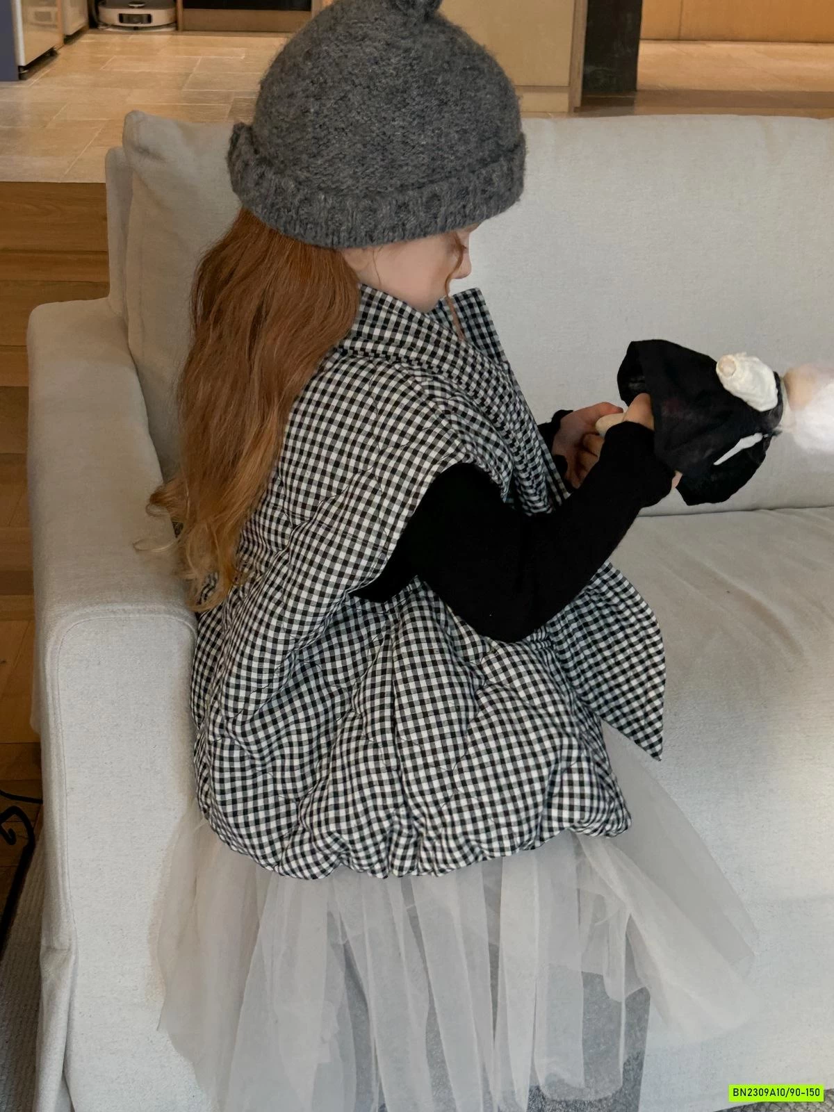 KHOÁC GILE CARO TRẦN BÔNG