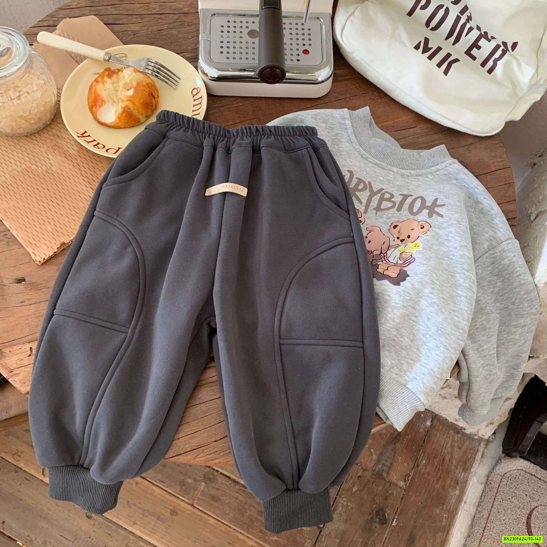 QUẦN NỈ BO GẤU LÓT LÔNG CÙN