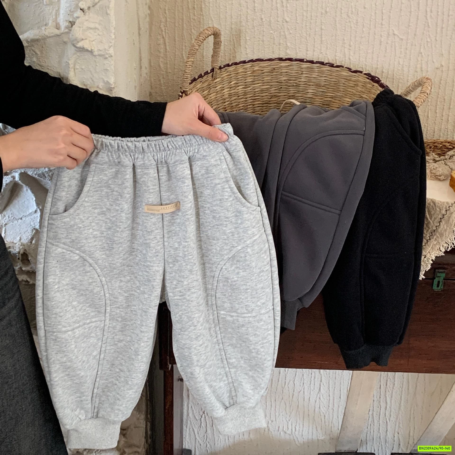 QUẦN NỈ BO GẤU LÓT LÔNG CÙN