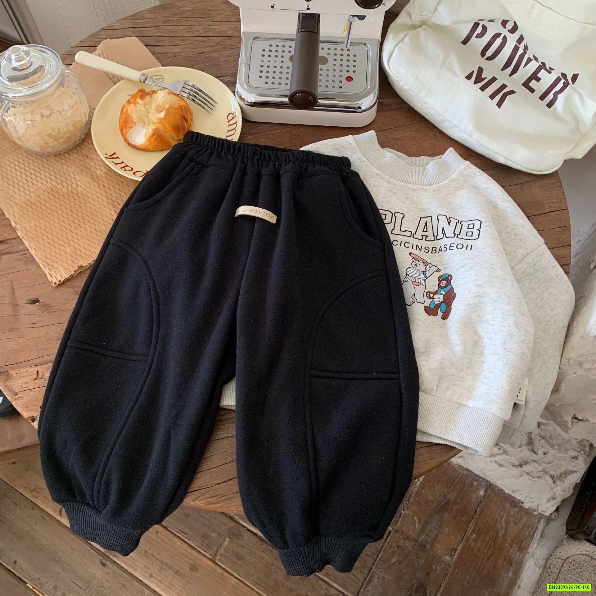 QUẦN NỈ BO GẤU LÓT LÔNG CÙN