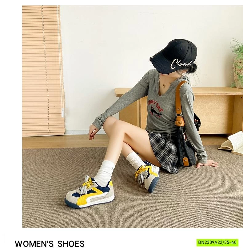 GIÀY THỂ THAO ĐẾ BÁNH MỲ PHỐI MÀU