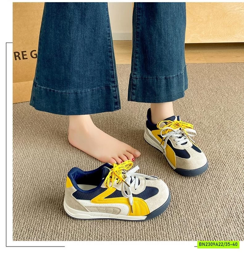 GIÀY THỂ THAO ĐẾ BÁNH MỲ PHỐI MÀU