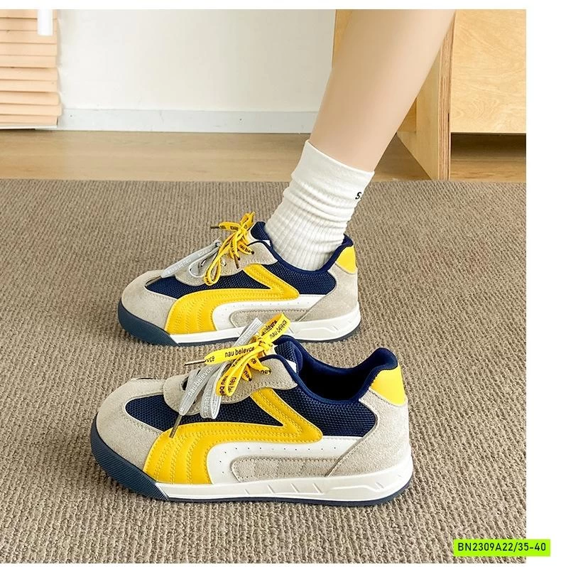 GIÀY THỂ THAO ĐẾ BÁNH MỲ PHỐI MÀU