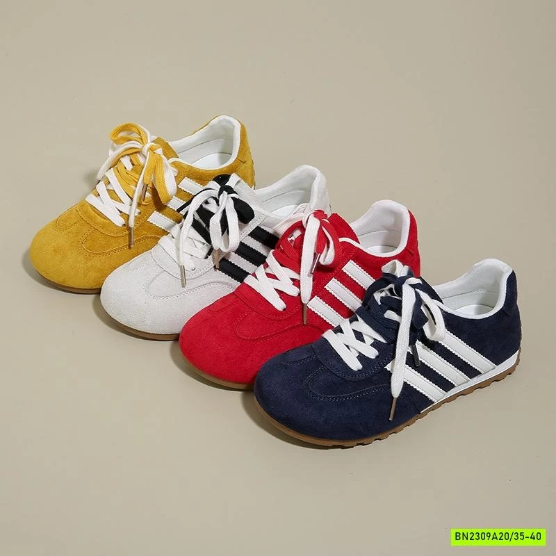 GIÀY THỂ THAO DA LỘN 3 VẠCH NỮ