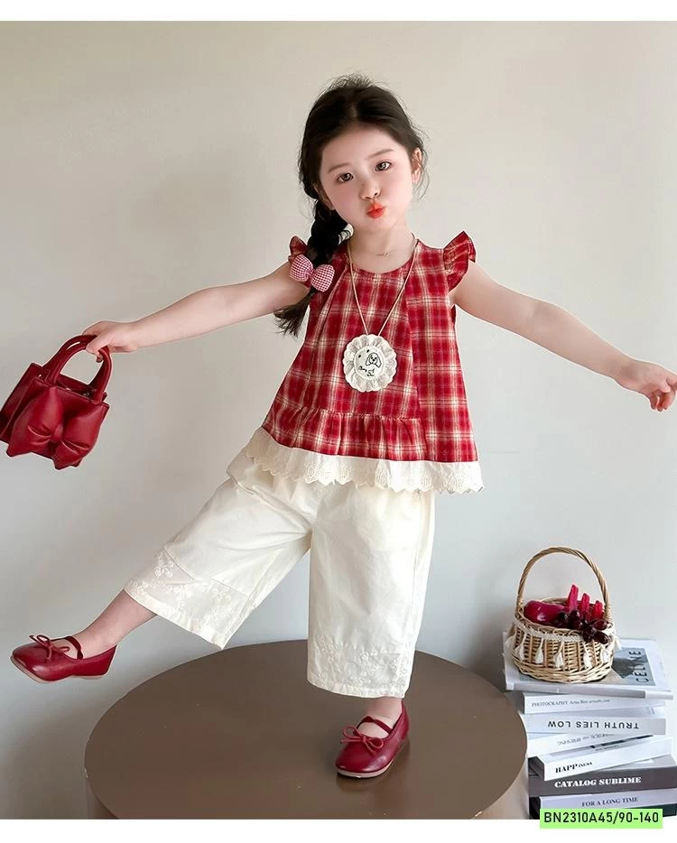 SÉT CÁNH TIÊN CARO ĐỎ QUẦN SUÔNG