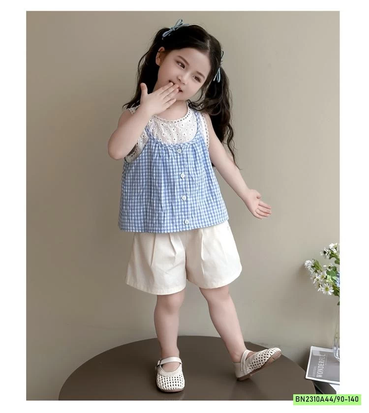 SÉT 2 DÂY CARO BÉ GÁI