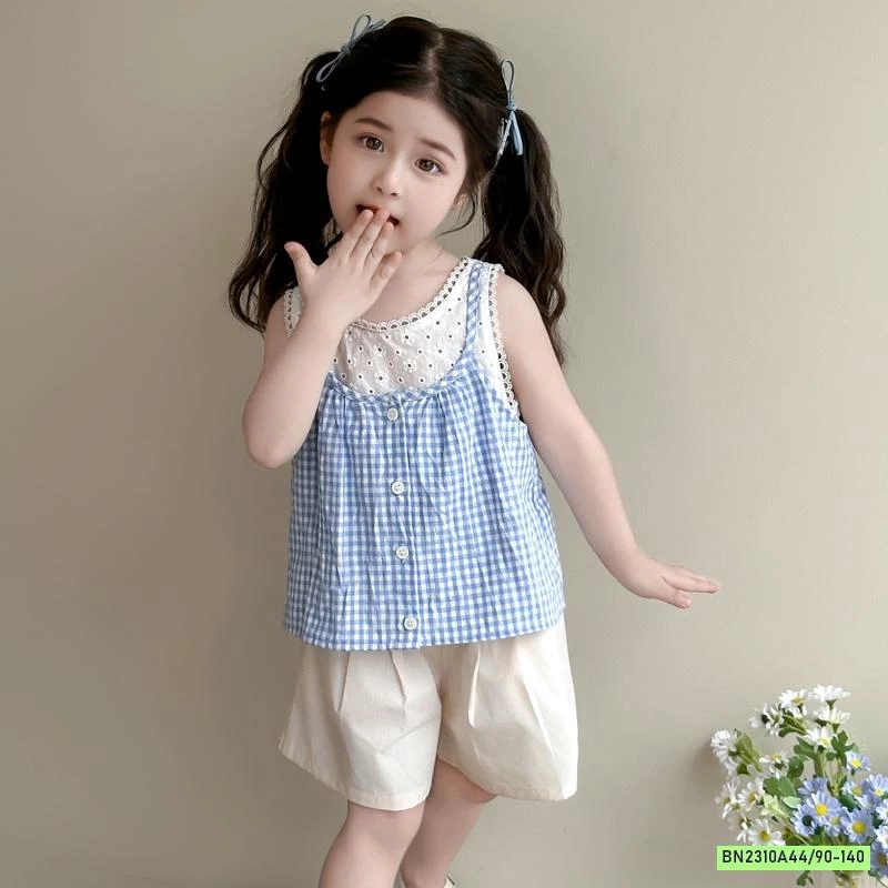 SÉT 2 DÂY CARO BÉ GÁI