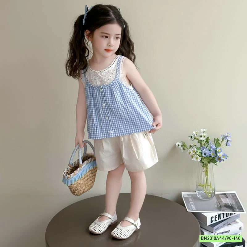 SÉT 2 DÂY CARO BÉ GÁI