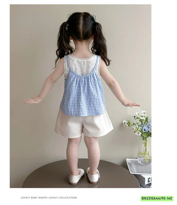 SÉT 2 DÂY CARO BÉ GÁI