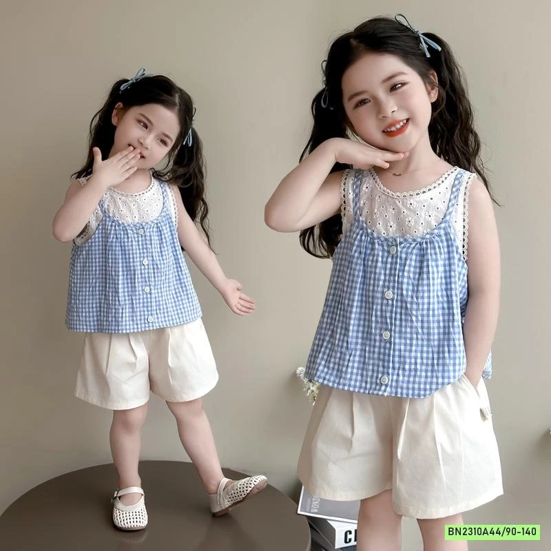 SÉT 2 DÂY CARO BÉ GÁI