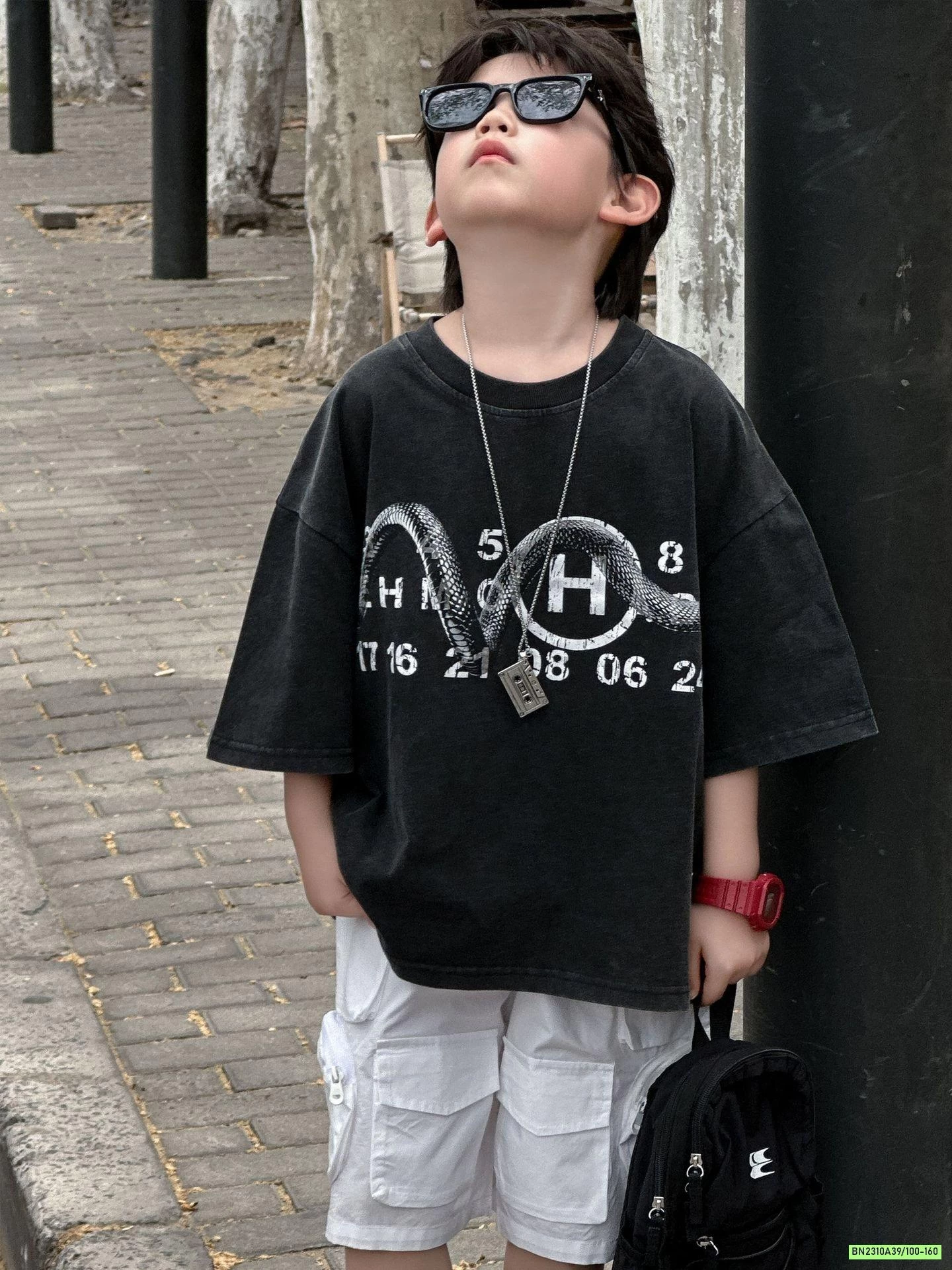 ÁO THUN ĐEN IN HÌNH RỒNG