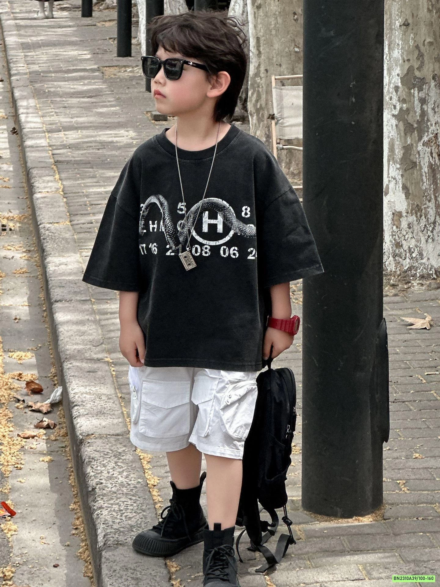 ÁO THUN ĐEN IN HÌNH RỒNG