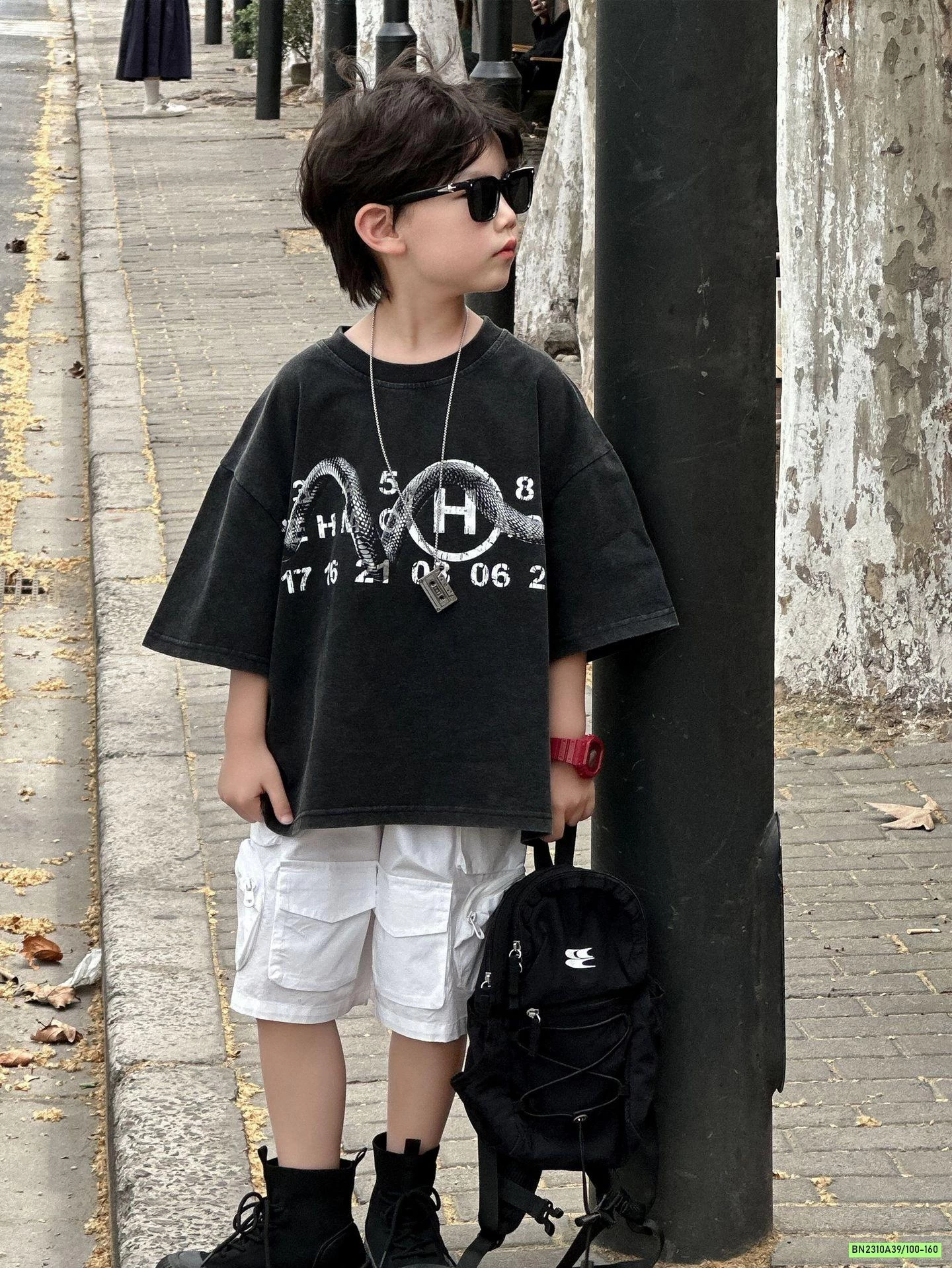 ÁO THUN ĐEN IN HÌNH RỒNG