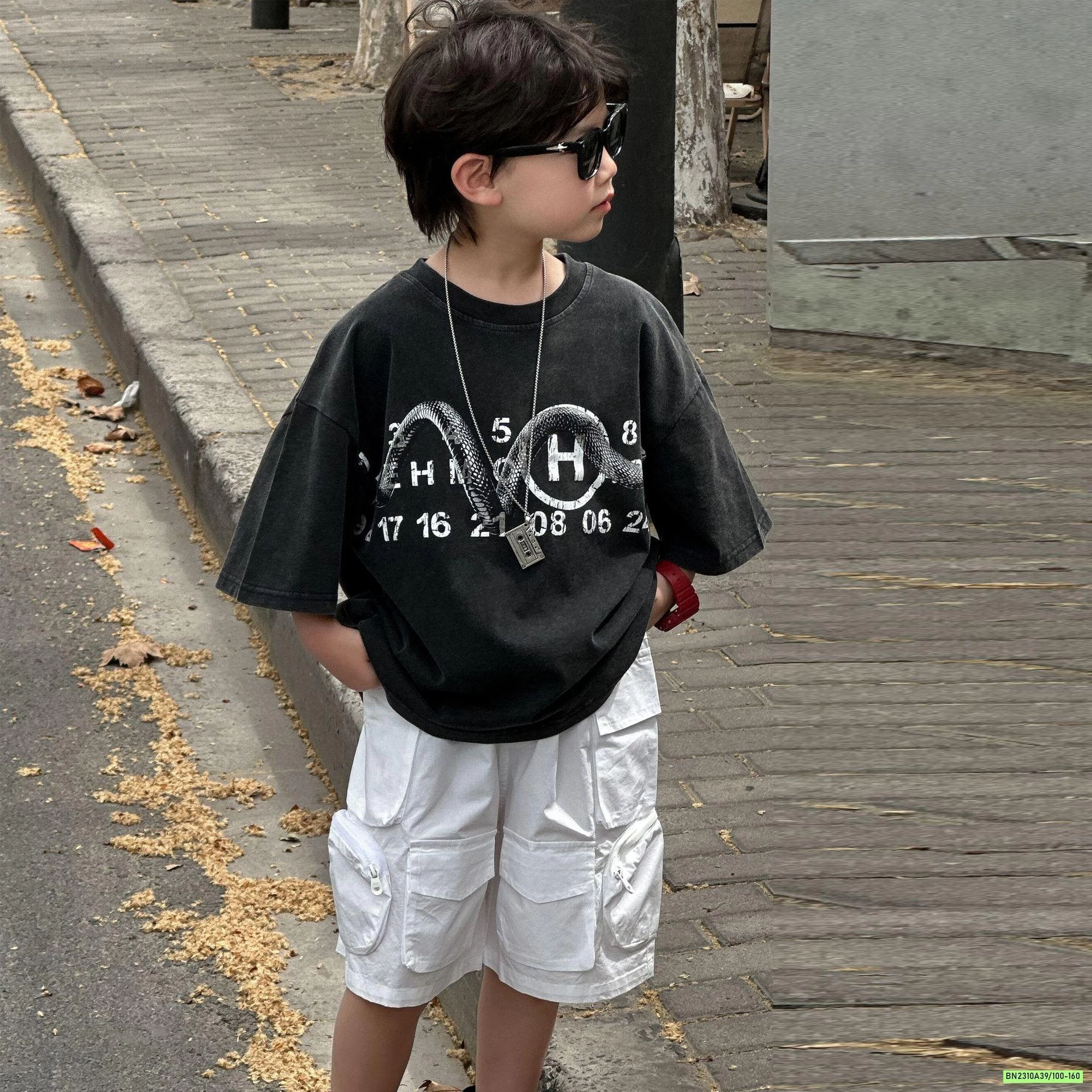 ÁO THUN ĐEN IN HÌNH RỒNG