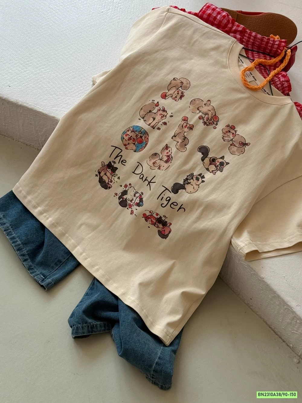 ÁO THUN IN HÌNH DỄ THƯƠNG KUMAIKIDS