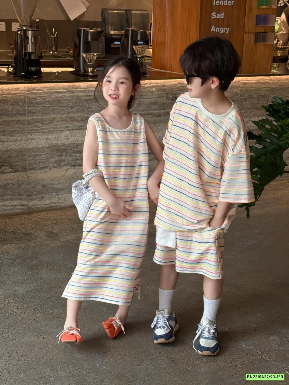 COUPLE KẺ NGANG SẮC MÀU KUMAIKIDS