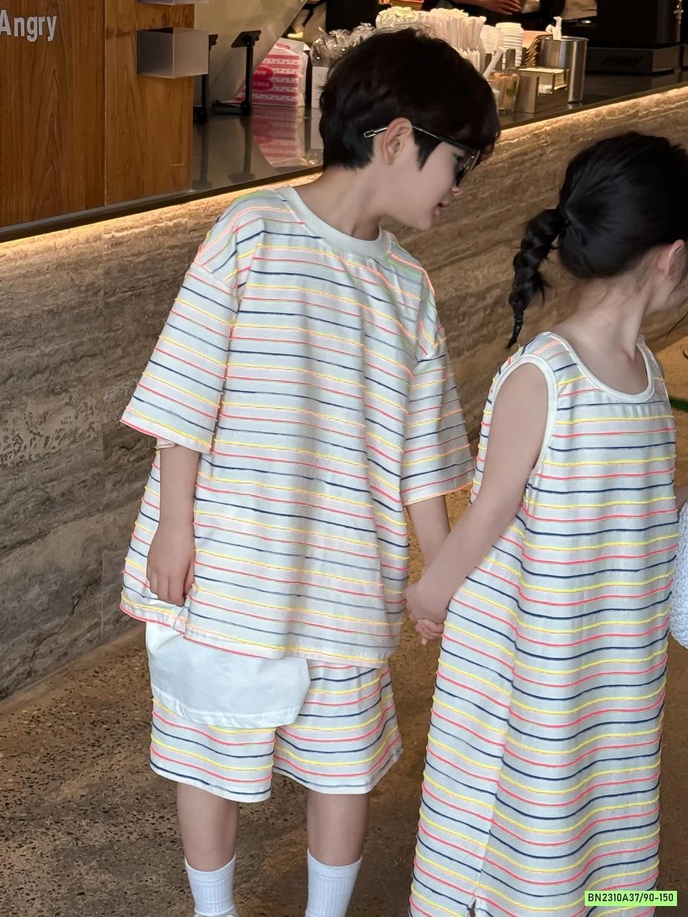 COUPLE KẺ NGANG SẮC MÀU KUMAIKIDS