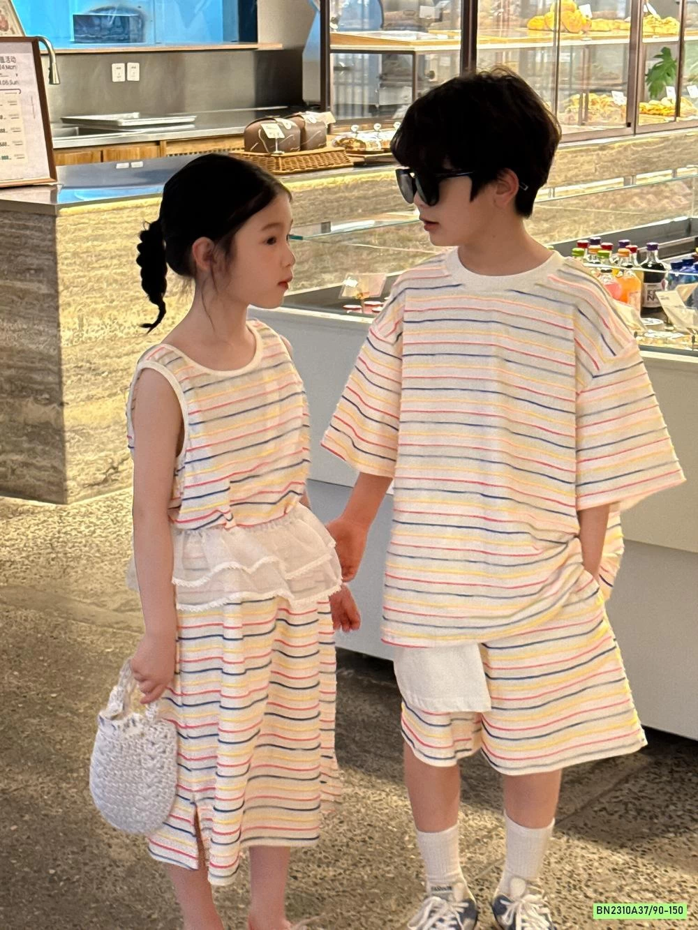 COUPLE KẺ NGANG SẮC MÀU KUMAIKIDS