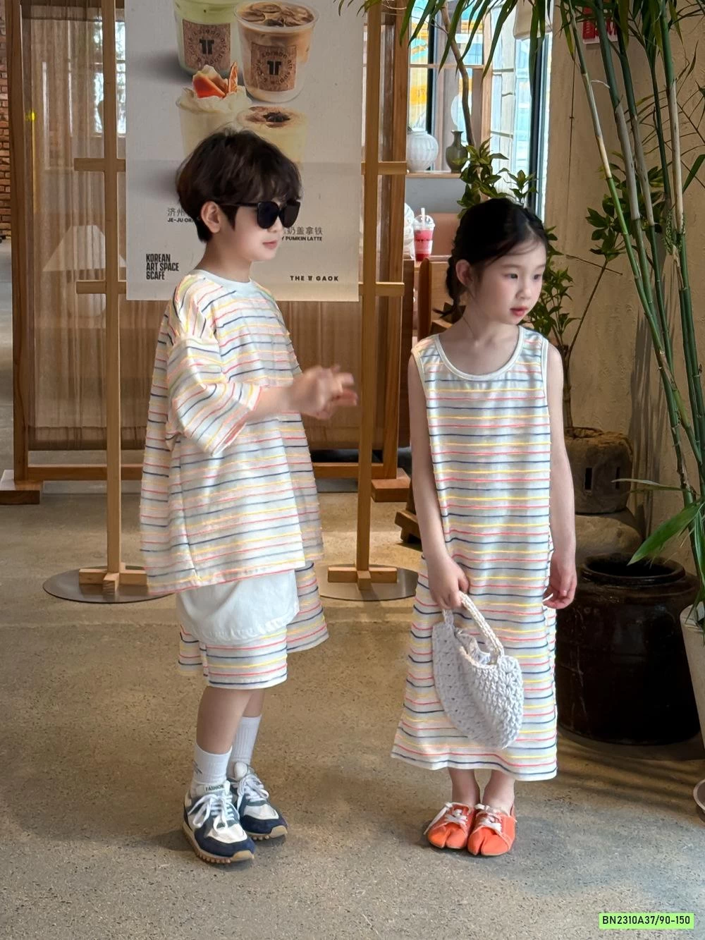 COUPLE KẺ NGANG SẮC MÀU KUMAIKIDS