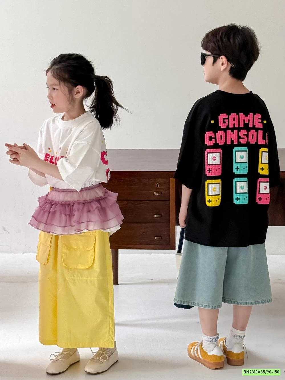 ÁO THUN IN HÌNH MÁY GAME KUMAIKIDS