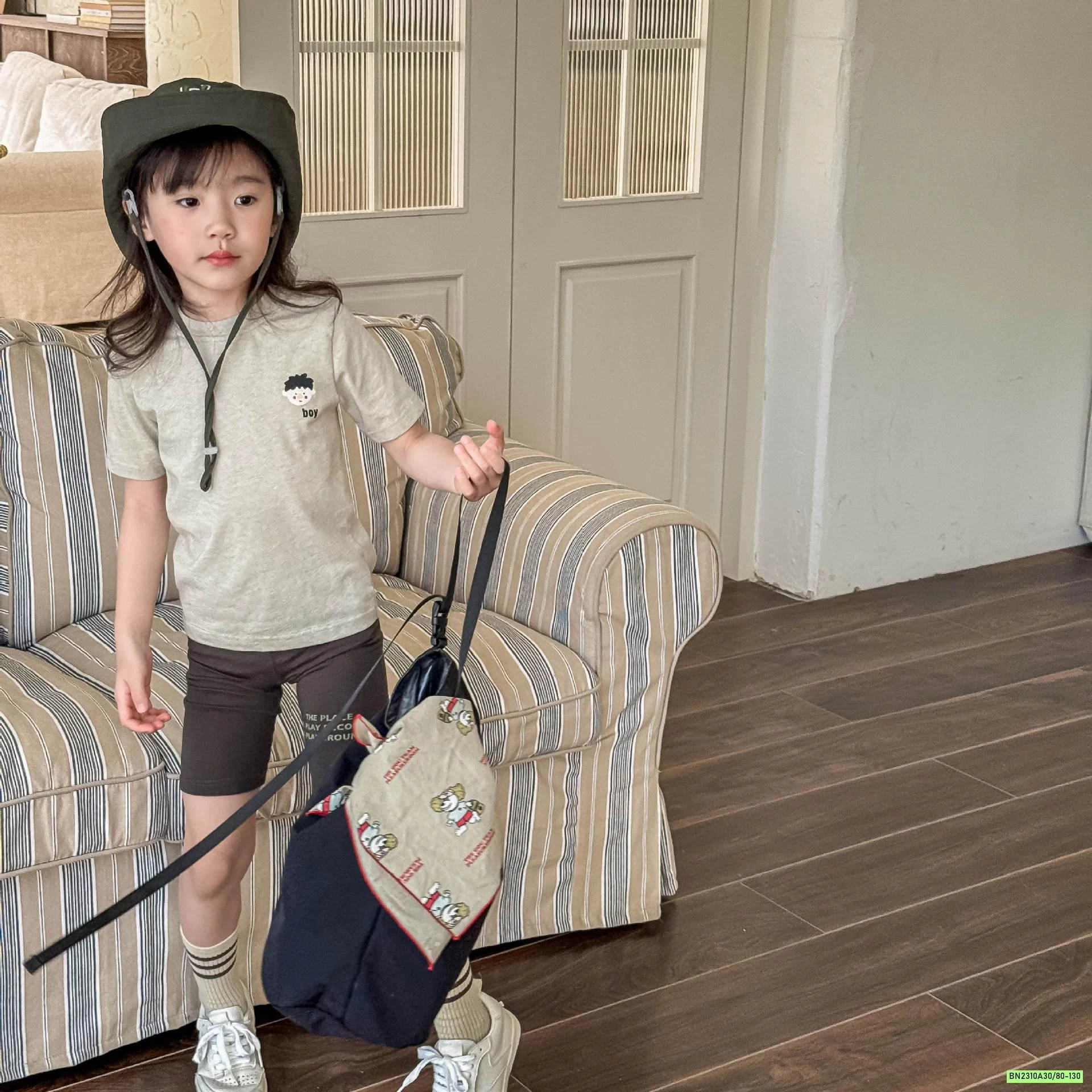 ÁO THUN XÁM BOY GIRL ADBABY