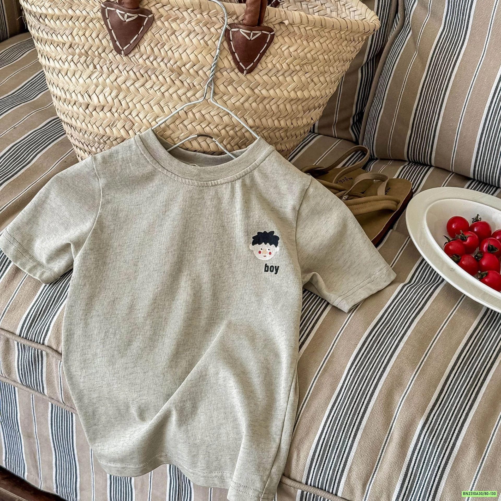 ÁO THUN XÁM BOY GIRL ADBABY