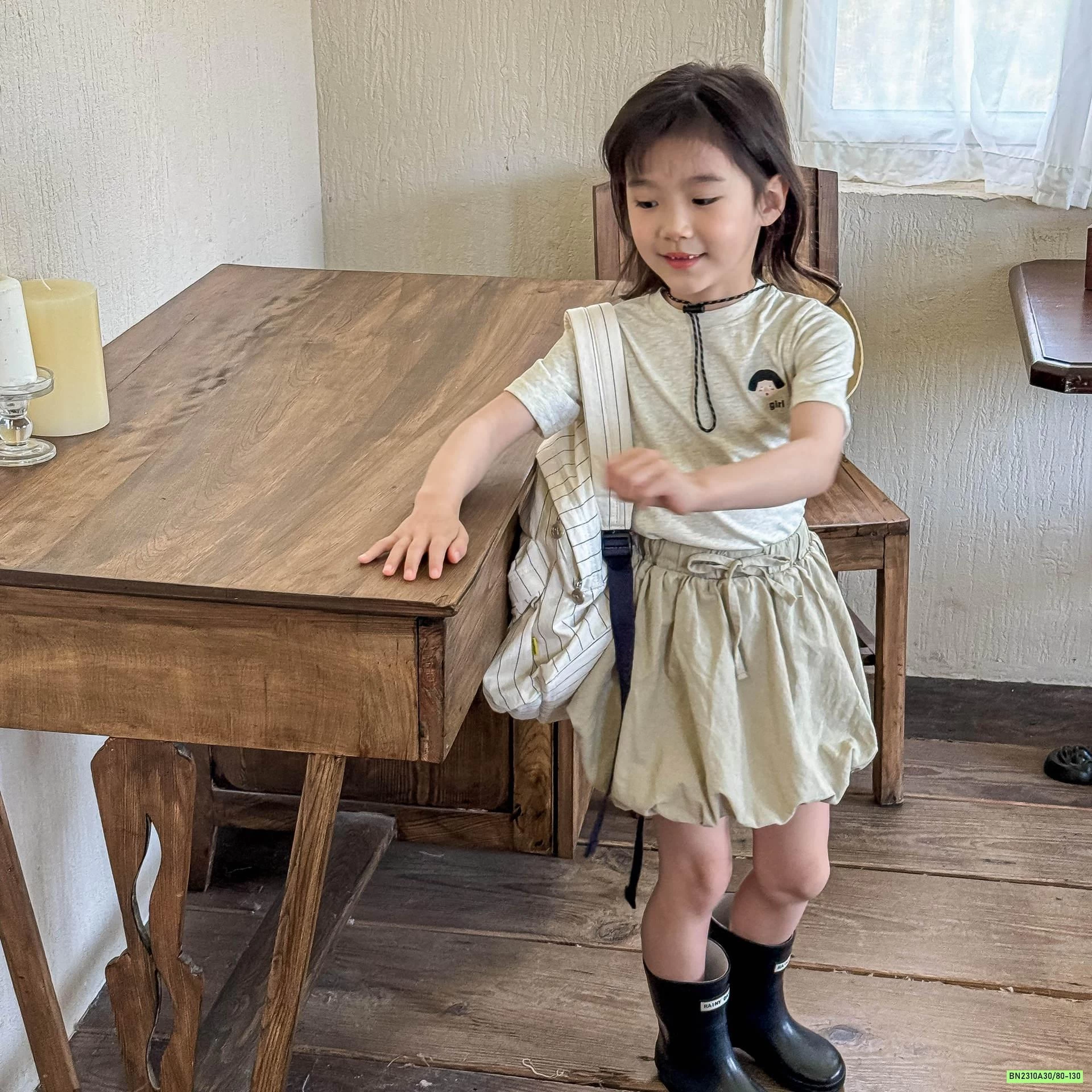 ÁO THUN XÁM BOY GIRL ADBABY