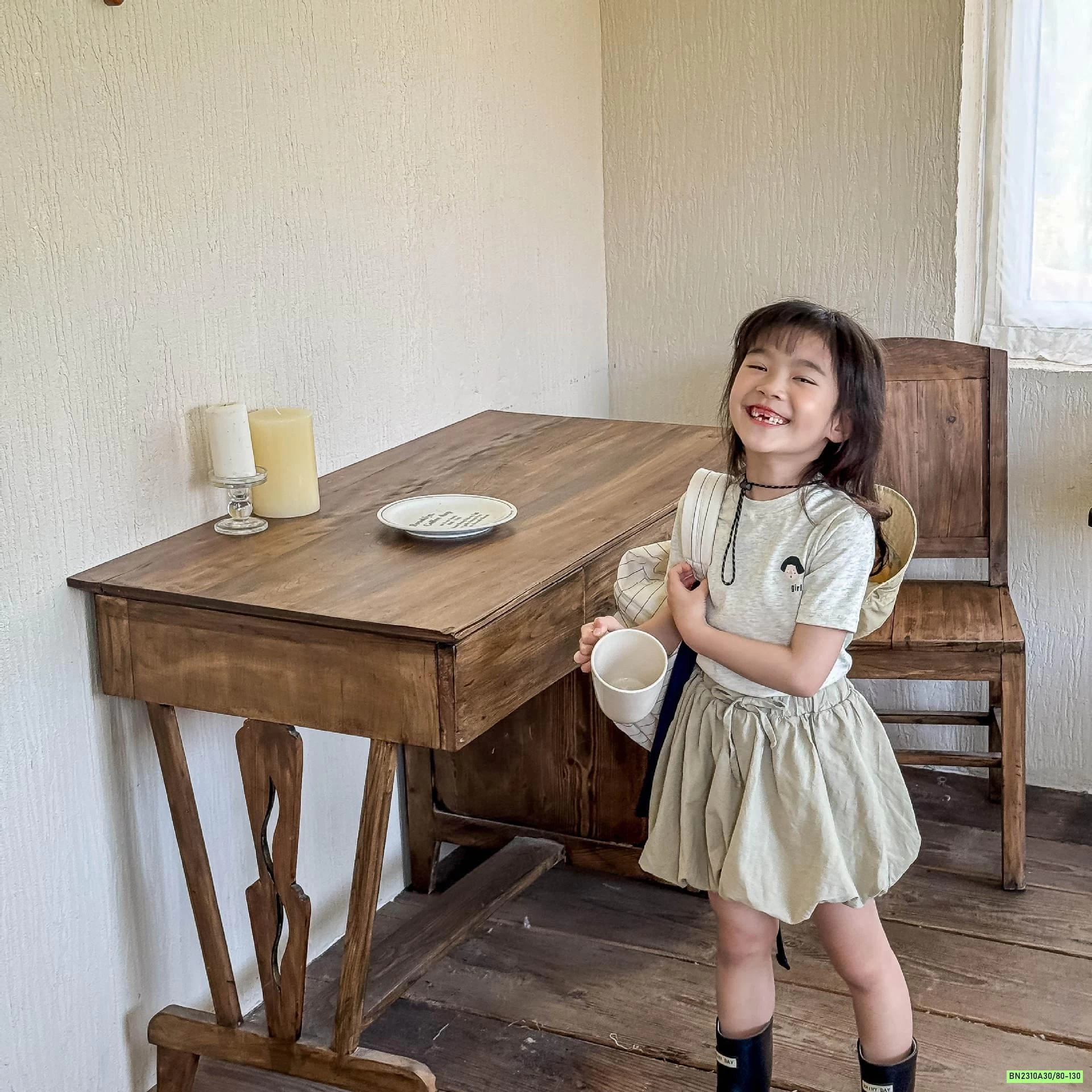 ÁO THUN XÁM BOY GIRL ADBABY