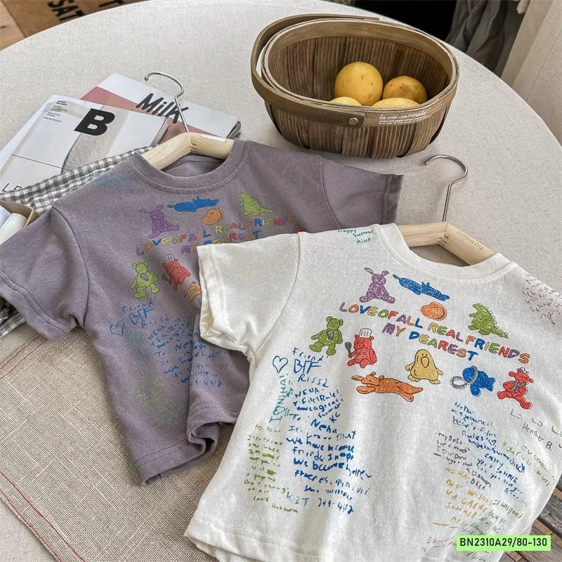 ÁO THUN GIẤY IN HÌNH ADBABY