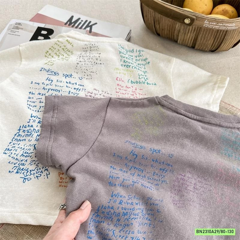 ÁO THUN GIẤY IN HÌNH ADBABY