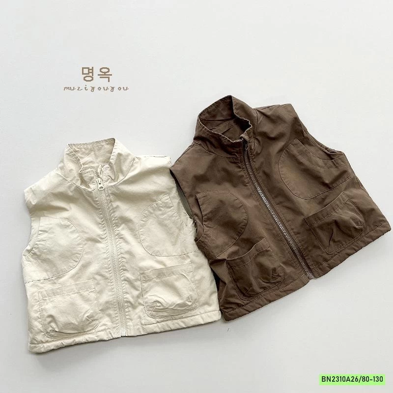 KHOÁC GILE VINTAGE LÓT NHUNG MUZIYOUYOU