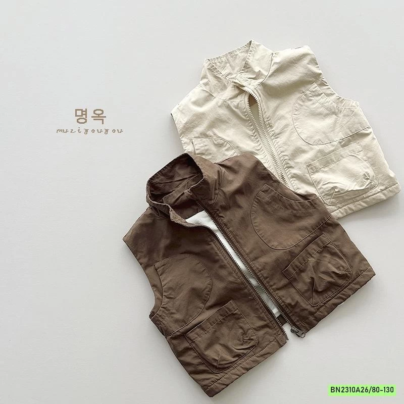 KHOÁC GILE VINTAGE LÓT NHUNG MUZIYOUYOU