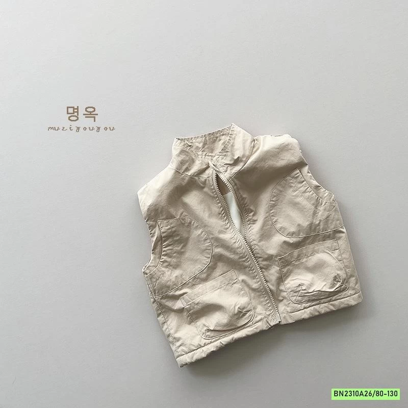 KHOÁC GILE VINTAGE LÓT NHUNG MUZIYOUYOU