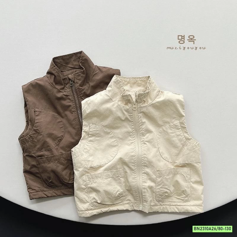 KHOÁC GILE VINTAGE LÓT NHUNG MUZIYOUYOU