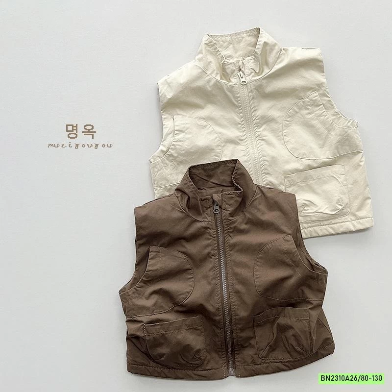 KHOÁC GILE VINTAGE LÓT NHUNG MUZIYOUYOU