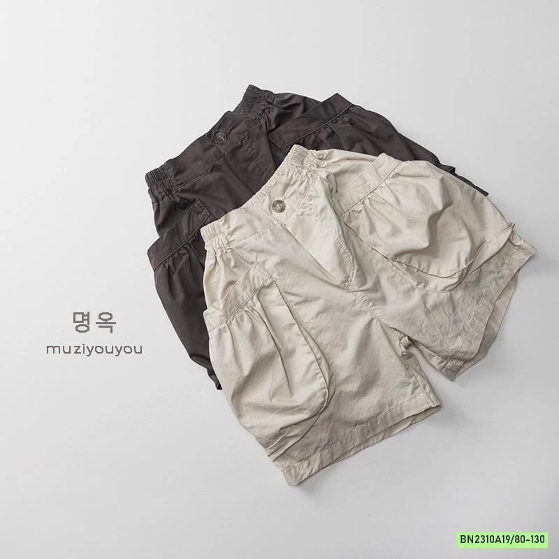 SHORT THÔ MỀM TÚI HỘP MUZIYOUYOU