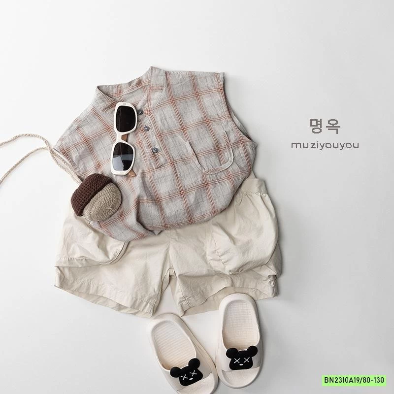 SHORT THÔ MỀM TÚI HỘP MUZIYOUYOU