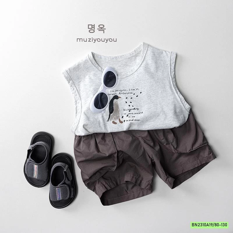 SHORT THÔ MỀM TÚI HỘP MUZIYOUYOU