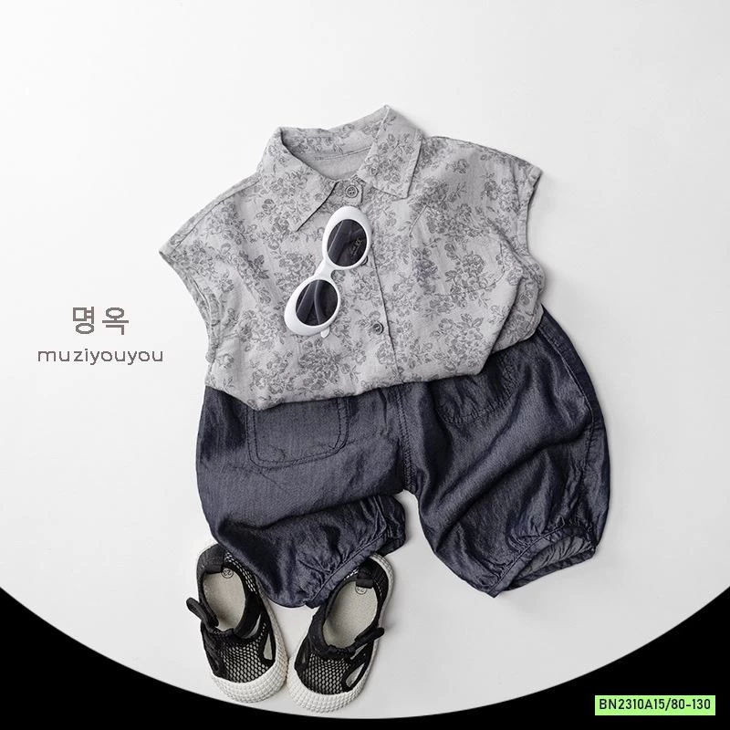 QUẦN BOM DENIM GIẤY MUZIYOUYOU