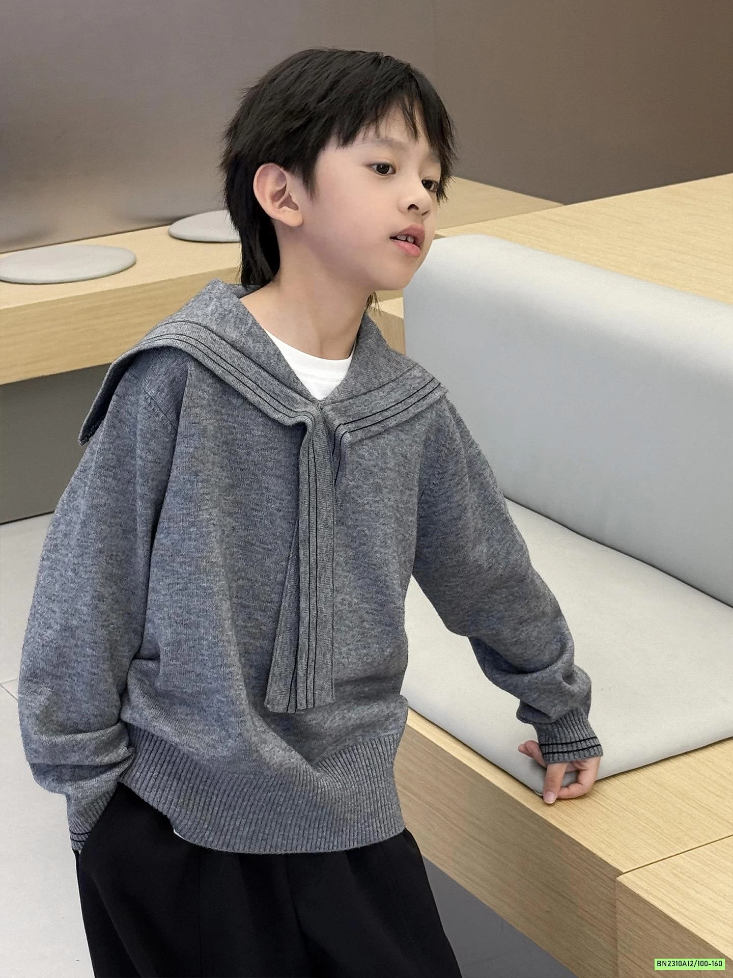 ÁO LEN LIỀN KHĂN CHOÀNG