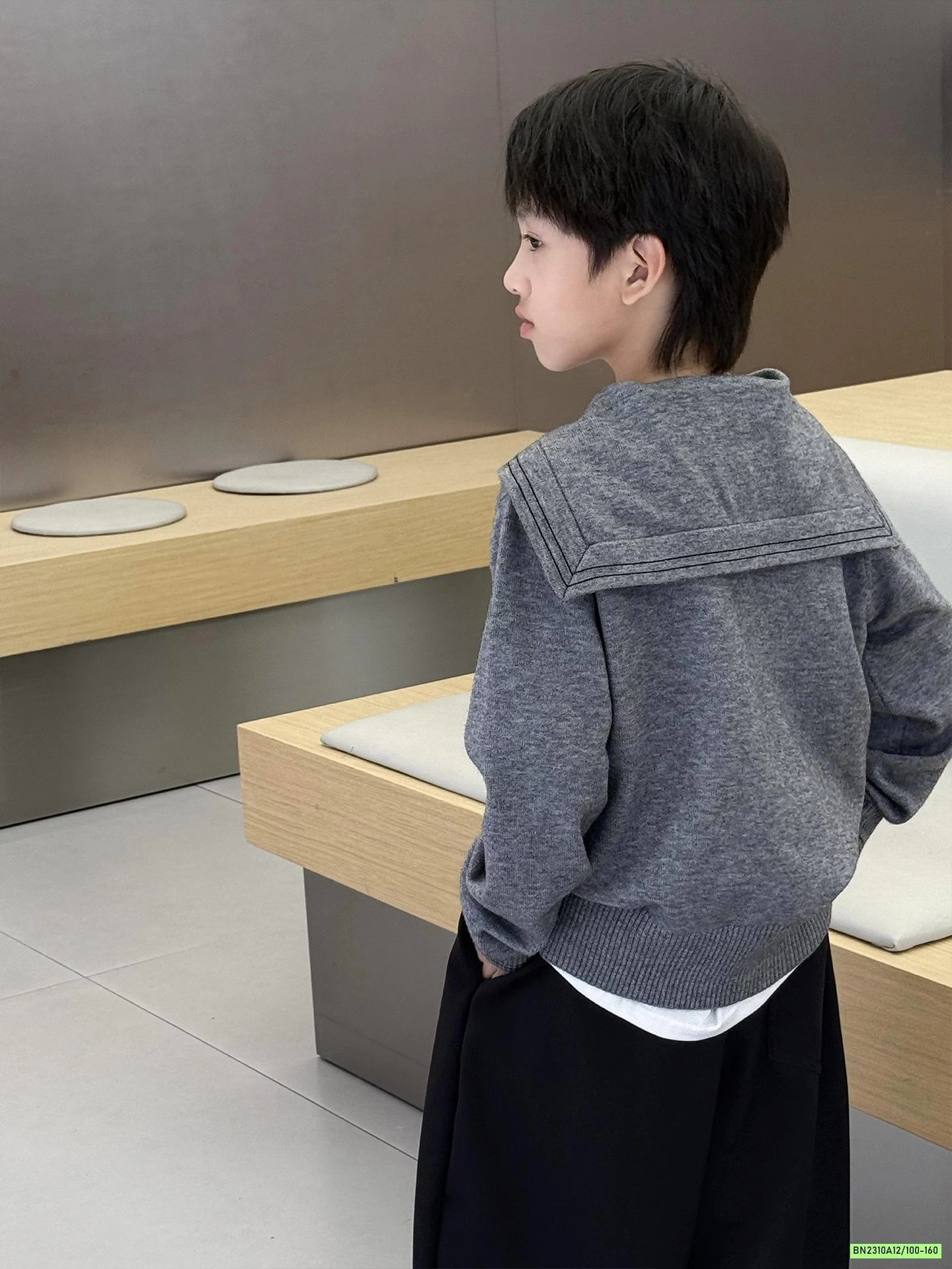 ÁO LEN LIỀN KHĂN CHOÀNG