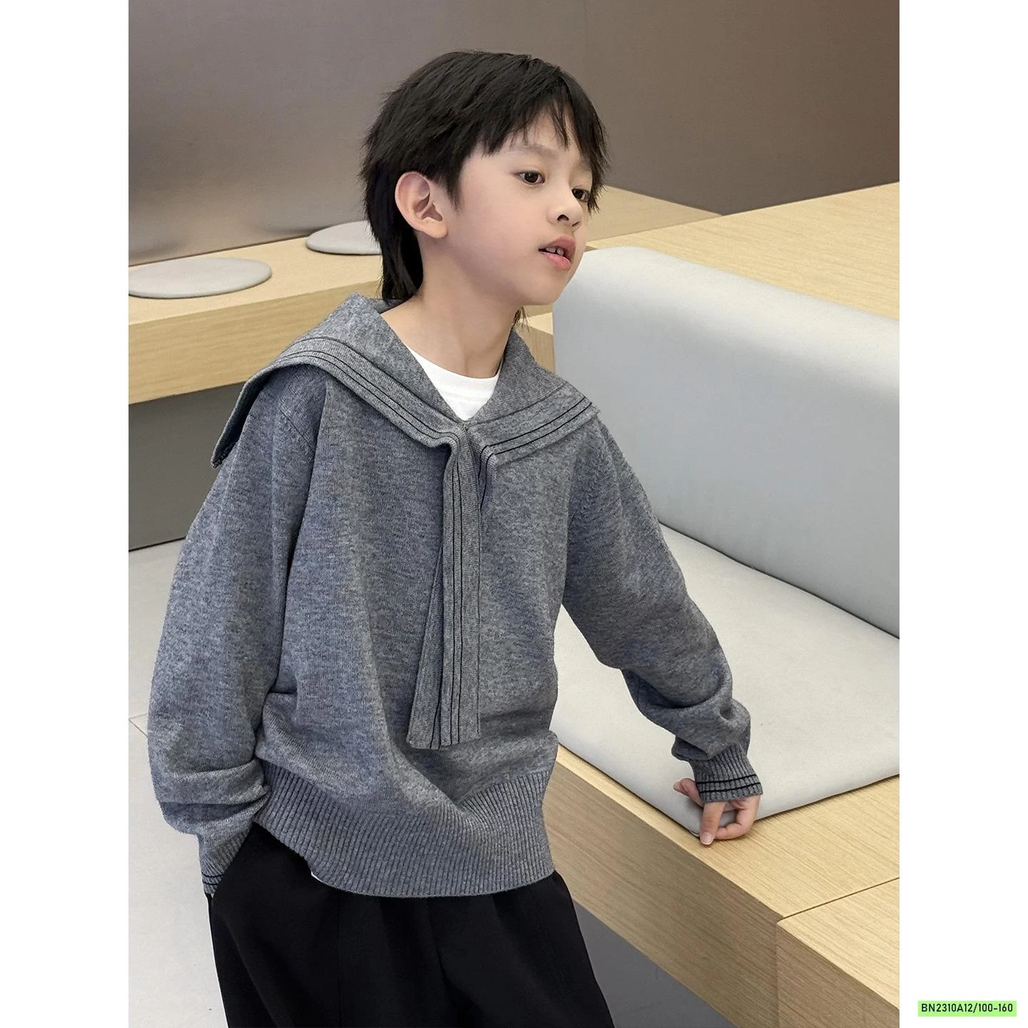 ÁO LEN LIỀN KHĂN CHOÀNG