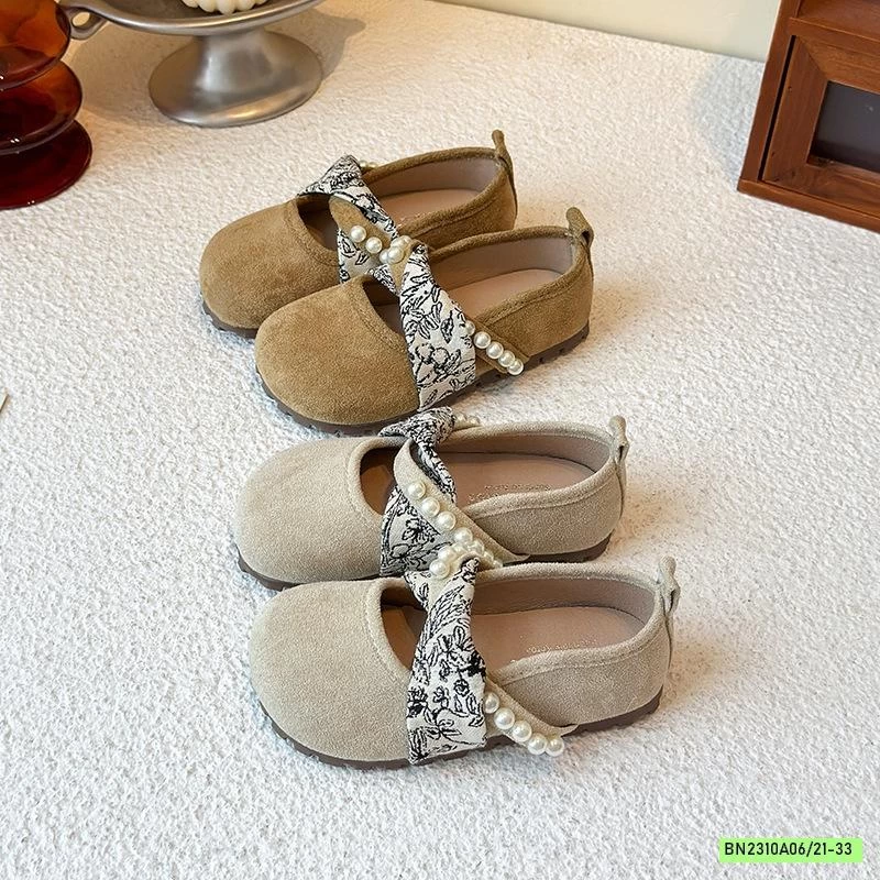 GIÀY BÚP BÊ DA LỘN QUAI PHỐI NGỌC